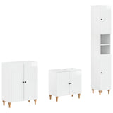 3 Piece Bathroom Cabinet Set ALKMAAR High Gloss White 3417427