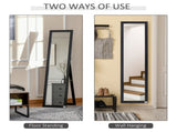Full Length Mirror for Bedroom, Free Standing Dressing Mirror, Wall Mirror for Living Room, 37 x 154 T3398P329545