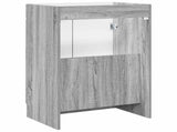 Bathroom under Sink Cabinet Grey Sonoma 78.5 x 37.5 x 81 cm 890050