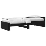 Bed Frame with Headboard Black Oak 80 x 200 cm Engineered Wood 8009041
