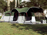 Family Tent Tunnel 8-Person Green Waterproof 94785