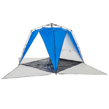 Beach Tent 4-Person Azure Blue Quick Release Waterproof 4005305