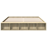 Bed Frame without Mattress Sonoma Oak 200x200 cm 3280540