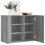 Wall Cabinet Grey Sonoma 75x35x60 cm Engineered Wood 848428