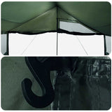 Family Tent Army green 450 x 400 x 265 cm Polyester and Steel 42028602