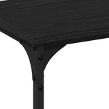 Console Table Black oak 200 x 29 x 75 cm 871321