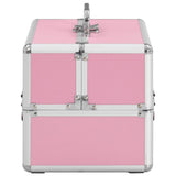 Make-up Case 22x30x21 cm Pink Aluminium 91830