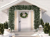 8.2 ft Snow Frosted Christmas Tree Arch, Christmas Arch Doorway Decor with 2100 Tips and 96 T3398P555103