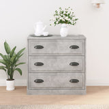 Sideboard Concrete Grey Engineered wood 70 cm x 35.5 cm x 67.5 cm 816228