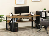 Computer Desk Writing Desk Home Office PC Laptop Workstation with Storage Shelf 120 x 60 x 76cm T3398P423532