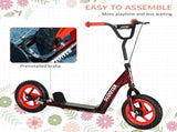 Kids Scooter with Adjustable Handlebar, Children's Kick Scooter with Non-slip Footplate, Rear Brake, T3398P348529