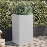 Planter Silver 42x38x75 cm Galvanised Steel 841582