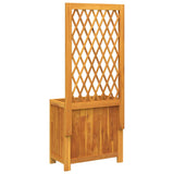 Planter with Trellis 55x29,5x132 cm Solid Wood Acacia 364900