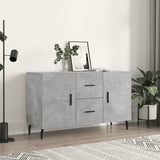 Sideboard Concrete Grey 100x36x60 cm Engineered Wood 828192