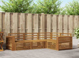 Sofa Sets 4 pcs Natural Solid Acacia Wood 3374734