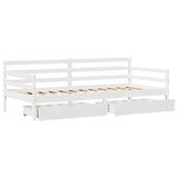Daybed with Drawers without Mattress 80x200 cm Solid Wood 3302063