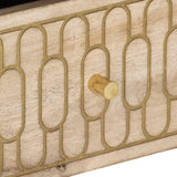 TV Cabinet 100x33x46 cm Solid Wood Mango 358264