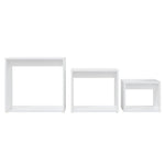 Nesting Tables 3 pcs White Engineered Wood 808576