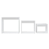 Nesting Tables 3 pcs White Engineered Wood 808576