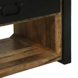 Clothes Rack Brown 110 x 40 x 179 cm Solid Mango wood 4015963