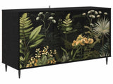 Sideboard RHENEN Black Oak 102 x 33 x 76 cm Engineered Wood 8006969