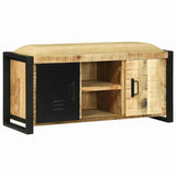 Bench Cabinet Brown 100 x 35 x 50 cm Solid Mango wood 4013617