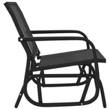 Garden Glider Chairs 2 pcs Black 61x76x87 cm Textilene&Steel 362712