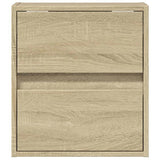 TV Wall Cabinets with LED Lights 2 pcs Sonoma Oak 41x31x45 cm 852276