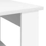 Coffee Table White 72 x 50 x 50 cm Engineered Wood 8000188