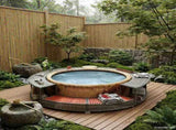 Hot Tub Surround Grey Poly Rattan 46459