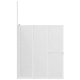 Shower Bath Screen Wall L Shape 70 x 120 x 137 cm 4 Panels Foldable 140787