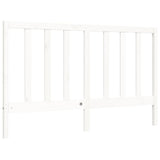 Bed Frame without Mattress White 160x200 cm Solid Wood Pine 3193802