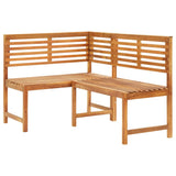 Bistro Set Brown Solid acacia wood N/A Foldable Bistro Set 3057863
