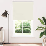 ZNTS Roller Blind Blackout Off White 135x210 cm Fabric Width 131.6 cm Polyester 4011707