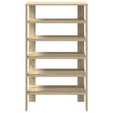 Shoe Rack Sonoma Oak 61x32x105 cm Engineered Wood 859862