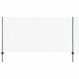 Welded Wire Fence 25 x 1.2 m PVC-Coated Steel Green 3336008