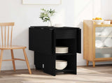 Dinning Table 115 x 70 x 75 cm Engineered Wood Black Oak 8006030