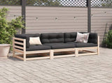 3 Piece Garden Sofa Set Solid Wood Pine 3299264