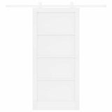 Sliding Door ORKDAL Brown 93 x 202 cm Solid Pine Wood 3333431