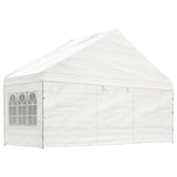 Gazebo with Roof White 17.84x5.88x3.75 m Polyethylene 3155500