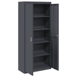 Storage Cabinet Anthracite 90 x 40 x 200 cm Steel 3406174