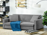2 Seater Sofa Bed, Convertible Bed Settee, Modern Velvet Loveseat Sofa Couch with 2 Cushions, Hidden T3398P377938