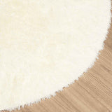 Shaggy Rug High Pile NAVARRA Cream 240x240 cm Polyester 4102927