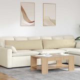 Sofa Pillows 2 pcs Cream 145 x 40 cm Fabric 42013832