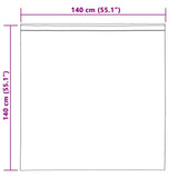 Blackout Curtains 2 pcs Cream 140 x 140 cm Velvet 4107183