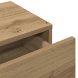 Wall Shelf with Drawers Artisian Oak 60x26.5x15 cm Engineered Wood 859976
