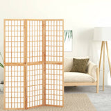 Folding 3-Panel Room Divider Japanese Style 120x170 cm 352083