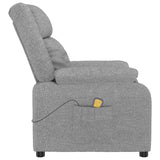 Massage Chair Light Grey Fabric 348120