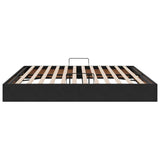 Storage Bed with Mattress Black 200 x 200 cm Velvet 3370120