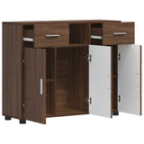Wooden Cabinet Brown Oak 88.5 x 30.5 x 73 cm Engineered Wood 880288
